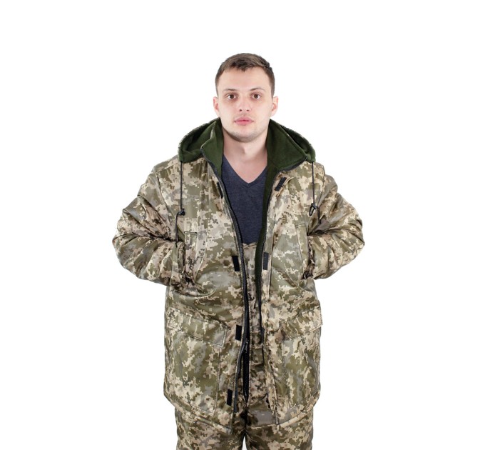 Куртка + Полукомбинезон утепленный рабочий зимний (зимняя спецодежда костюм для охоты/рыбалки) OSPORT ty-0009