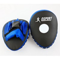 Лапи боксерські (для боксу) гнуті зі шкірвінілу OSPORT Lite (FI-0123)