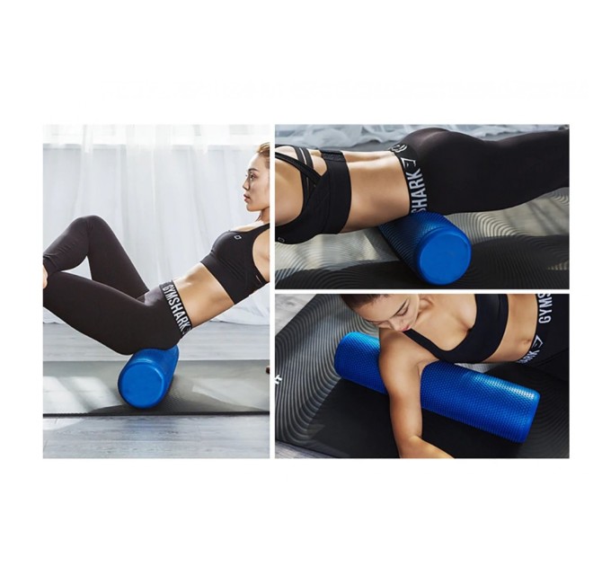Валік (ролик, ролер) масажний для йоги, фітнесу (спини та ніг) OSPORT (MS 2346)