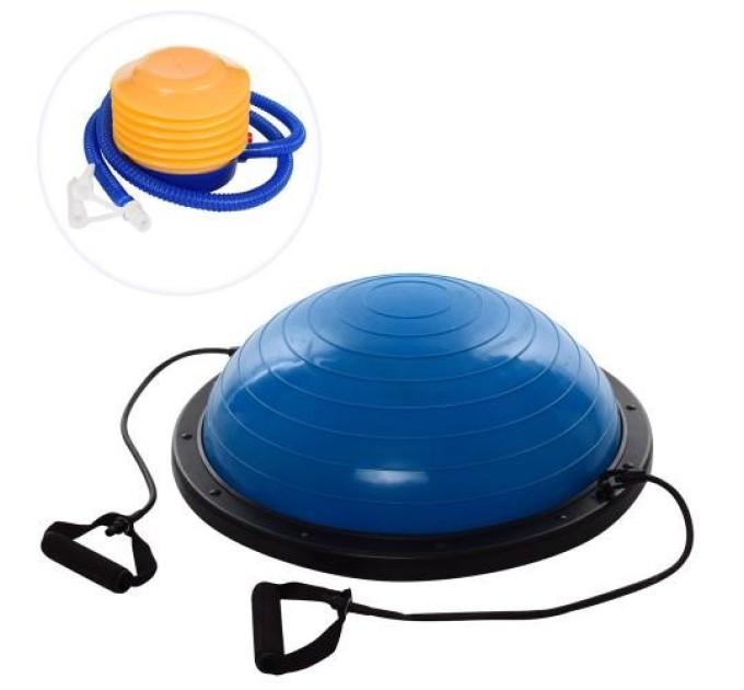Балансировочная подушка полусфера (платформа) для фитнеса (гимнастики) OSPORT BOSU 60см (MS 2609)