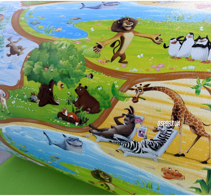 Дитячий ігровий килимок на відріз OSPORT Мадагаскар (FI-0106)