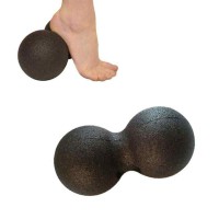 Блок для йоги (йога блок-цегла) + масажний м'ячик для масажу МФР міофасціального релізу OSPORT (MS 2231)