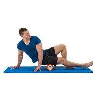 Массажный ролик, валик для массажа спины (йога мфр ролл массажер для спины, шеи, ног) OSPORT 33*14см (MS 0857)
