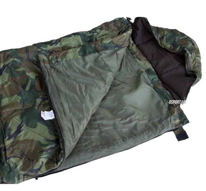 Спальный мешок (спальник) одеяло с капюшоном OSPORT Студент камуфляж (FI-0021)
