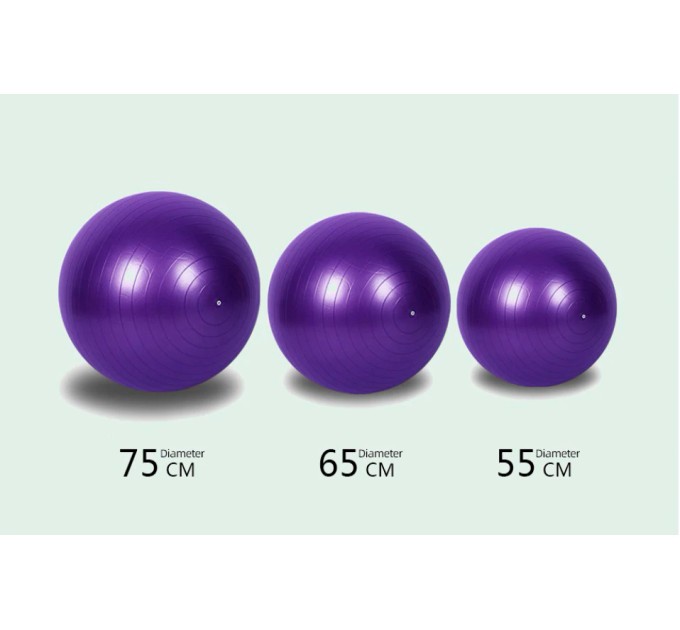 Фитбол (Мяч для фитнеса, гимнастический) глянец OSPORT 55 см (OF-0017)