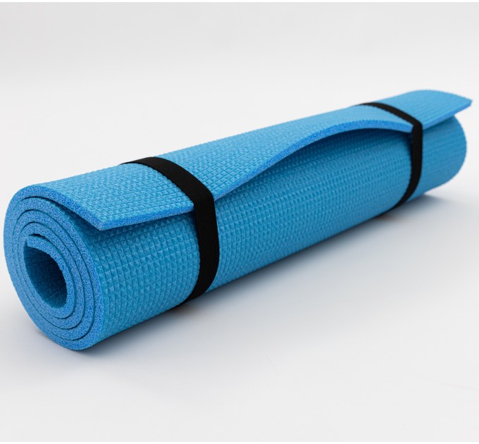 Килимок для фітнесу, йоги та спорту (каремат, мат спортивний) FitUp Lite 9мм (F-00012)
