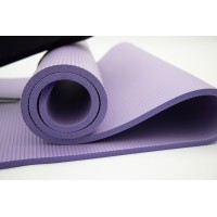 Коврик для йоги и фитнеса NBR + чехол (йога мат, каремат спортивный) OSPORT Mat Pro 1см (n-0011)