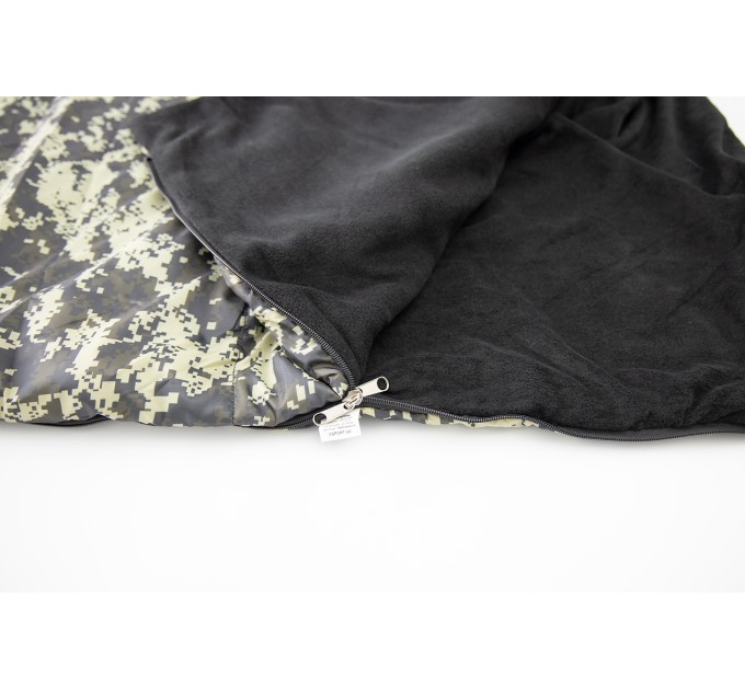 Спальний мішок (спальник) ковдра з флісом Осінь-Весна OSPORT Tourist Lite Камуфляж (ty-0010)