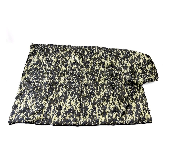 Спальний мішок (спальник) ковдра з капюшоном та флісом Осінь-Весна OSPORT Tourist Medium Камуфляж (ty-0013)