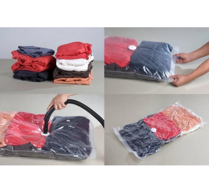 Вакуумний пакет (чохол) для зберігання речей (одягу) ароматизований 110*80см Stenson (R26097)