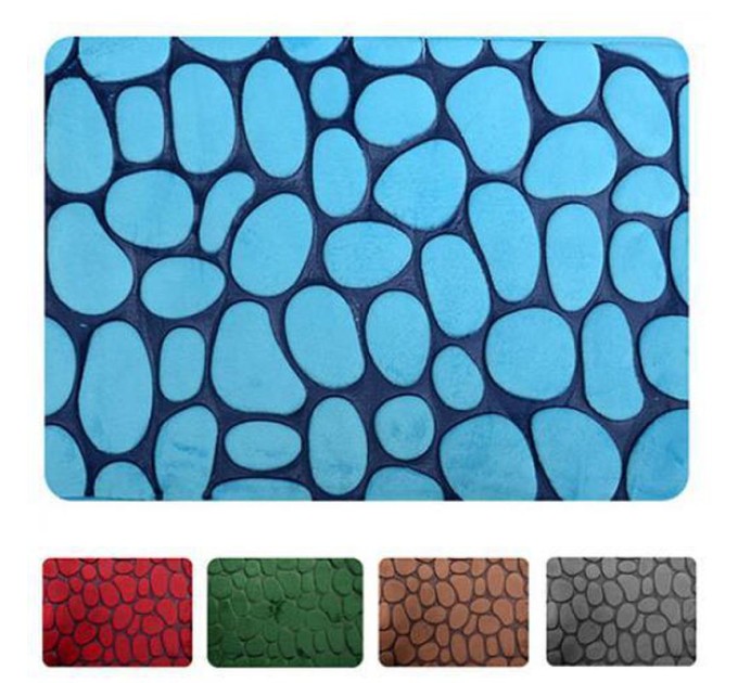 Антиковзний килимок для ванної кімнати 45х75см Камені Stenson (R82470)