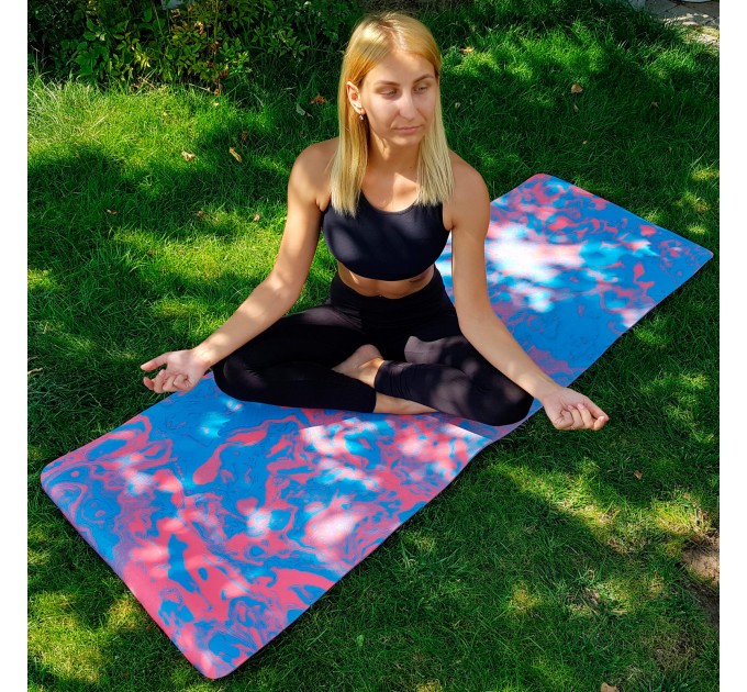 Килимок для йоги та фітнесу PER (йога мат, каремат спортивний) OSPORT Yoga ECO Pro 8мм (OF-0086)