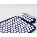 Масажний килимок Аплікатор Кузнєцова + валик масажер для спини/шиї/ніг/стоп OSPORT Lite ECO 50 (apl-026)