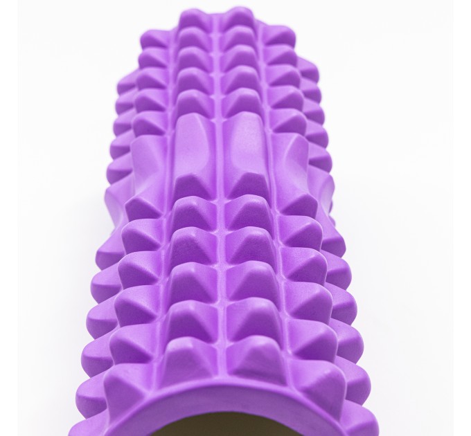 Масажний ролик, валик для масажу спини (масажер для спини, шиї, ніг) OSPORT 33*13см (MS 0857-4)
