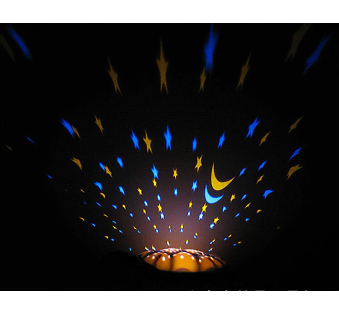 Нічник дитячий черепаха з проекцією нічного неба 19см Profi (JLD-22AB)