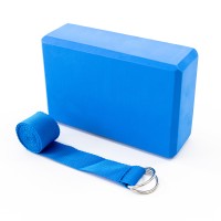 Набор для йоги 2в1 блок для йоги + ремень для йоги OSPORT Set 26 (n-0057) 