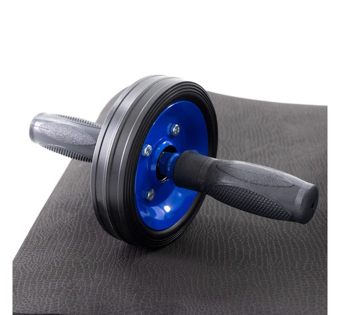 Набір для фітнесу 2в1 килимок-каремат для фітнесу та спорту + колесо-ролик для преса OSPORT Set 11 (n-0042)