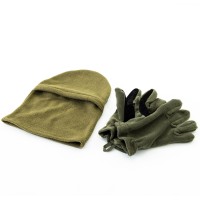 Балаклава (підшоломник) зимова + рукавички тактичні зимові флісові (ty-0029)