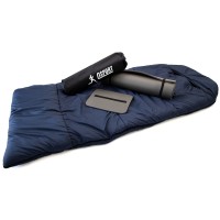 Коврик туристический + спальник + сидушка (каремат в палатку под спальный мешок) OSPORT Lite Зима+ (n-0027)