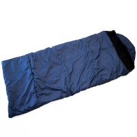 Спальный мешок (спальник) одеяло с капюшоном и флисом Осень-Весна OSPORT Tourist Medium+ (ty-0034)