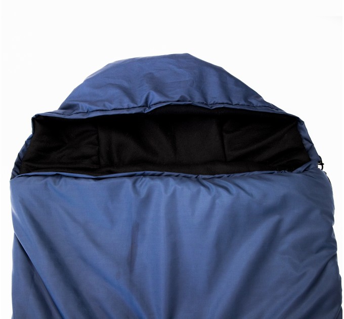 Спальний мішок (спальник) ковдру з капюшоном та флісом Осінь-Весна OSPORT Tourist Medium+ (ty-0034)
