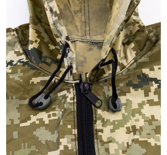 Дождевик плащ-палатка (тактический дождевик куртка) с капюшоном + чехол OSPORT (ty-0031)
