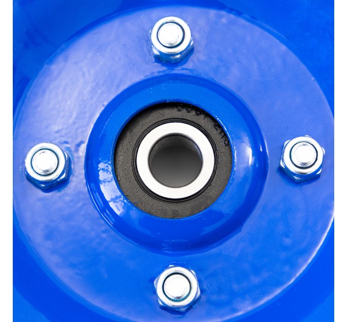 Колесо на литій гумі для тачки-кравчучки d-143мм, підшипник d-12мм OSPORT (R-00007)