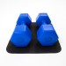 Гантелі для фітнесу пластикові цільні (нерозбірні) + килимок OSPORT Lite 2шт по 3 кг (OF-0216)