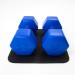 Гантелі для фітнесу пластикові цільні (нерозбірні) + килимок OSPORT Lite 2шт по 4 кг (OF-0217)