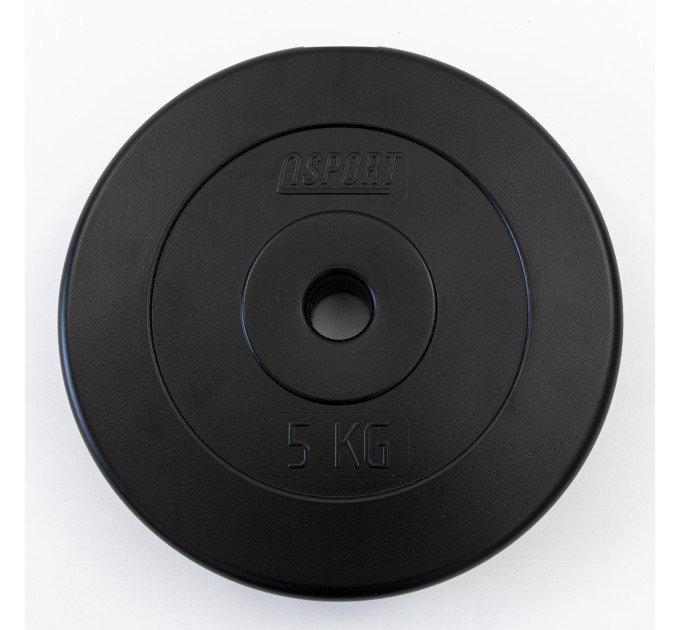 Блин-диск для гантели и штанги композитный под гриф 25мм OSPORT Lite 5 кг (OF-0142)