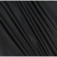 Ткань плащевая болонья (плащевка), водоотталкивающая однотонная 150 см черный (TK-0016) Ткань плащевая болонья (плащевка), водоотталкивающая однотонная 150 см черный (TK-0016)