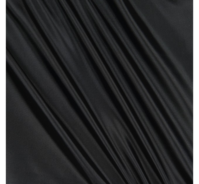 Ткань плащевая болонья (плащевка), водоотталкивающая однотонная 150 см черный (TK-0016)