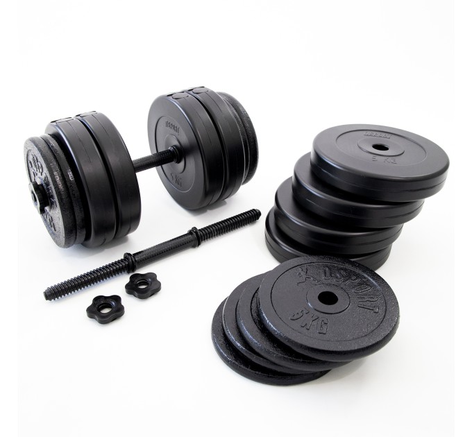 Гантель наборная-разборная (набор гантели) с регулируемым весом OSPORT Mix 1шт 40.5 кг (OF-0171)