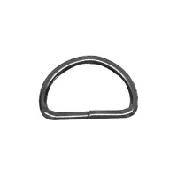 Полукольцо металлическое для сумок, под ленту 15х9х2 мм (FY-0018)