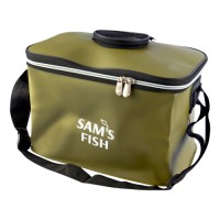 Сумка рибальська (чохол, відро м'яке, ящик для риболовлі) для зберігання риби та підгодовування EVA 30 см (SF23840)