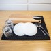 Килимок для сушіння посуду (килимок для кухні підкладка під мокрий посуд) 50х40 см OSPORT (R-00053)