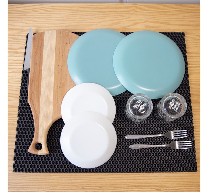 Коврик для сушки посуды (коврик для кухни подкладка под мокрую посуду) 60х50 см OSPORT (R-00055)