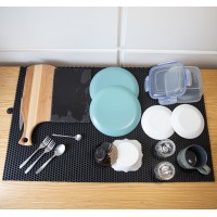 Килимок для сушіння посуду (килимок для кухні підкладка під мокрий посуд) 100х60 см OSPORT (R-00057)