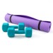 Коврик для йоги, фитнеса, спорта (йога мат, каремат) + гантели для фитнеса 2шт по 2кг OSPORT Set 82 (n-0112)