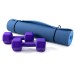 Коврик для йоги, фитнеса, спорта (йога мат, каремат) + гантели для фитнеса 2шт по 2кг OSPORT Set 64 (n-0094)