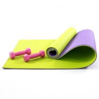 Килимок для йоги, фітнесу, спорту (йога мат, каремат) + гантелі для фітнесу 2шт по 0.5кг OSPORT Set 75 (n-0105)