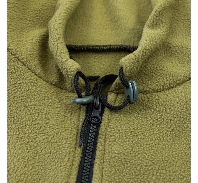 Флісова кофта зіп худі тактична-військова ЗСУ тепла зимова з капюшоном на блискавці OSPORT (ty-0038)
