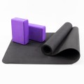 Килимок для йоги, каремат для фітнесу та спорту (йогамат) + блок для йоги (цегла) 2шт OSPORT Set 86 (n-0116)