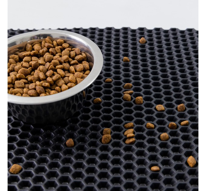 Килимок під миски для домашніх тварин, підкладка під тарілку для котів 100х60 см OSPORT (R-00034)