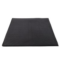 Коврик двухслойный для кошачьего туалета под кошачий лоток 67х60 см OSPORT (R-00025)