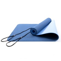 Килимок для йоги та фітнесу TPE (йога мат, каремат спортивний) OSPORT Yoga ECO Pro 6мм (FI-0076)