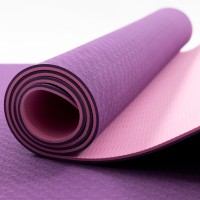 Килимок для йоги та фітнесу TPE (йога мат, каремат спортивний) OSPORT Yoga ECO Pro 6мм (FI-0076)