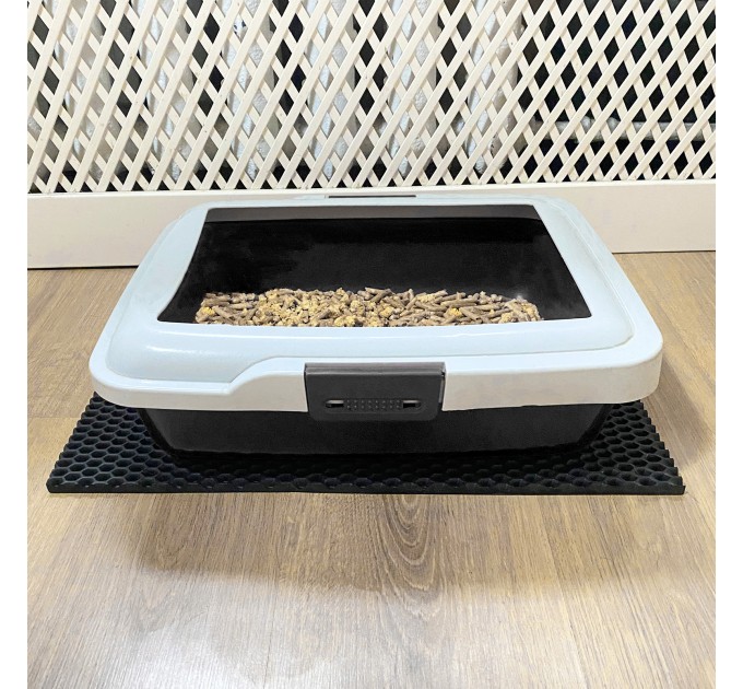 Коврик для кошачьего туалета под кошачий лоток 50х30 см OSPORT (R-00017)