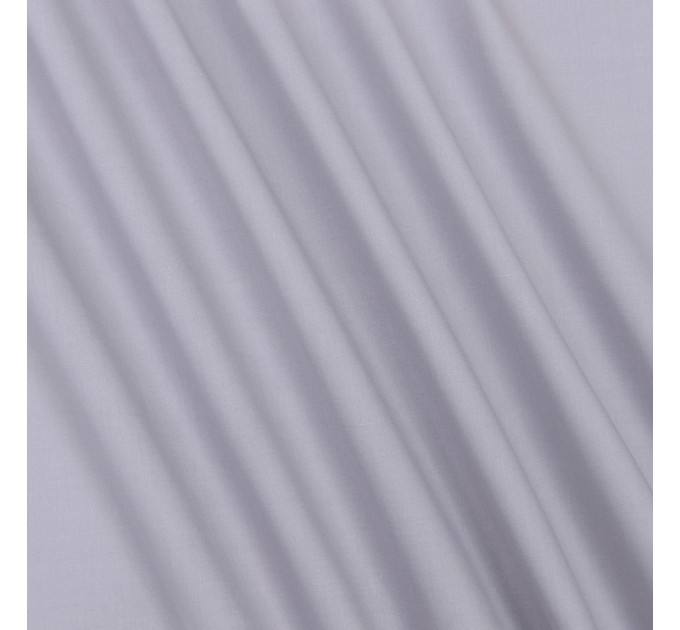 Тканина бязь гладкофарбована однотонна бавовняна 120/м2 150 см Сірий (TK-0030)