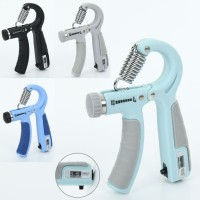 Эспандер кистевой пружинный с счетчиком и с регулируемой нагрузкой 5-60кг OSPORT (MS 4122-1)